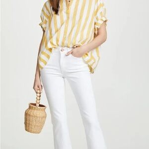 AYR The Pop Jeans in White, Size 26